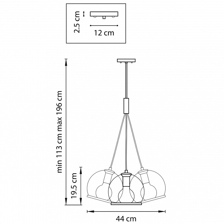 Подвесной светильник Lightstar Sferico 729031 - 2