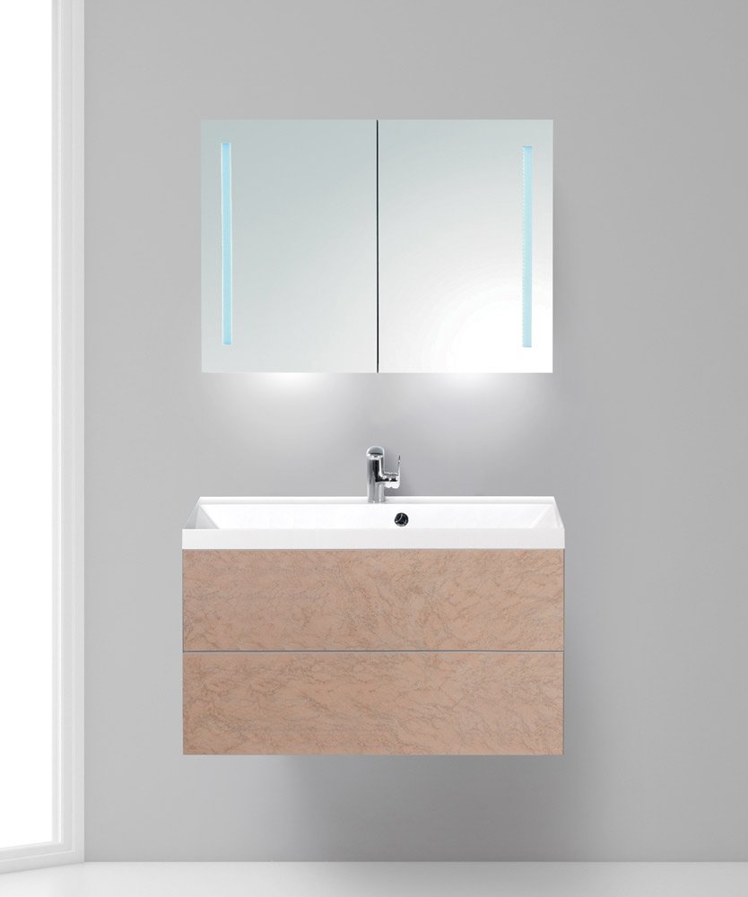 Тумба для комплекта BelBagno Regina 90 marmo rosa REGINA-900-2C-SO-MR-BLUM - 1