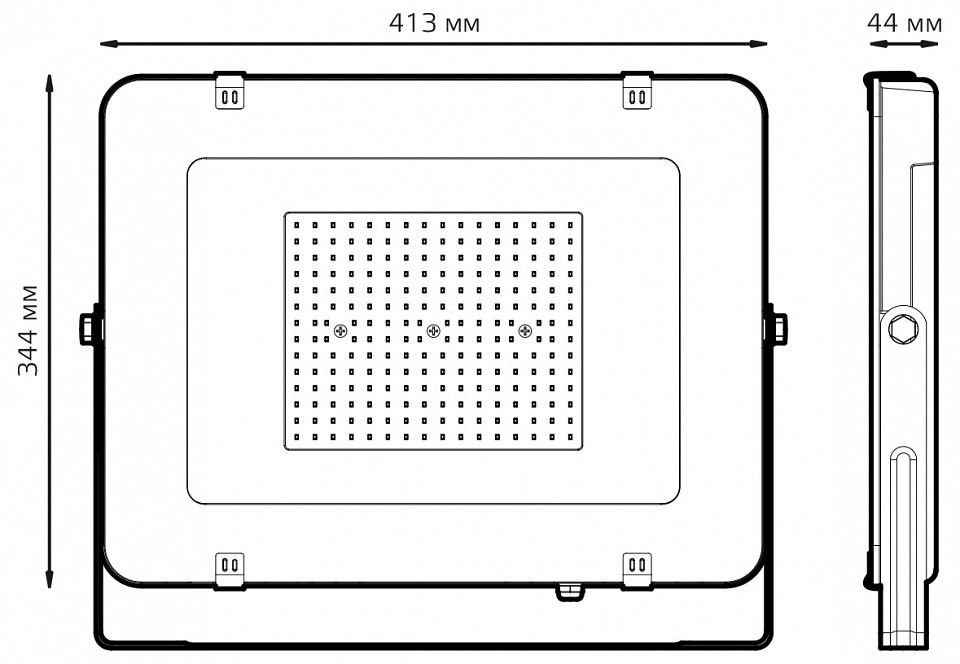 Прожектор светодиодный Gauss Elementary 200W 6500К 691511200 - 3