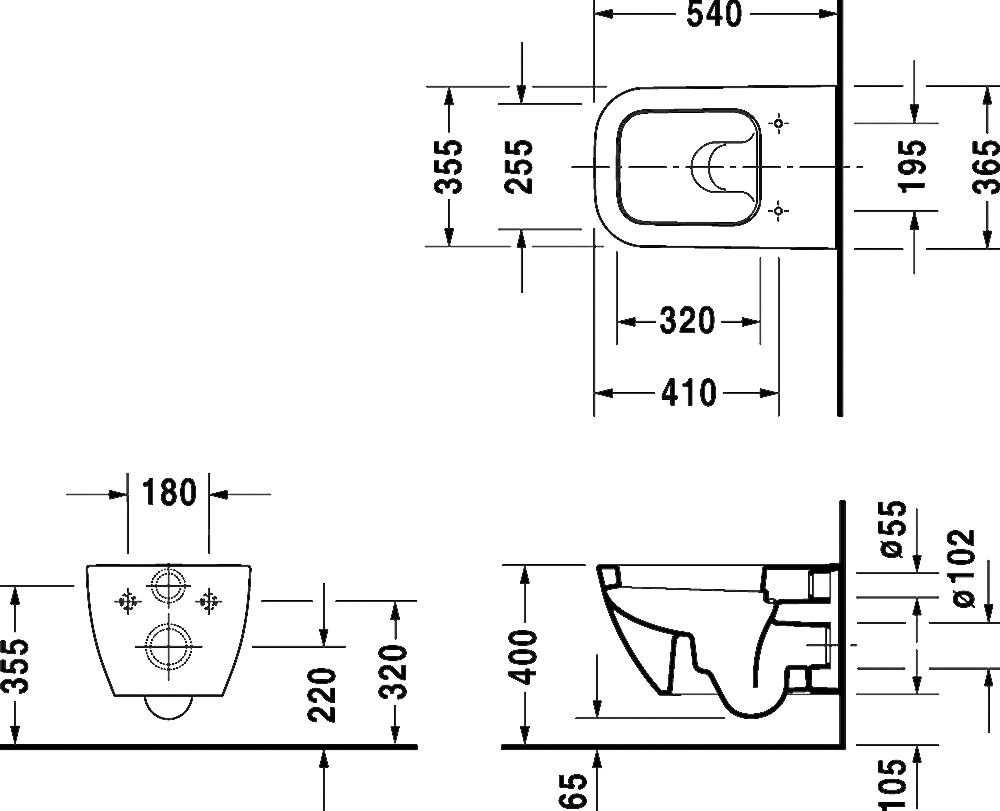 Чаша для унитаза подвесного Duravit Happy D.2 2221090000 - 4