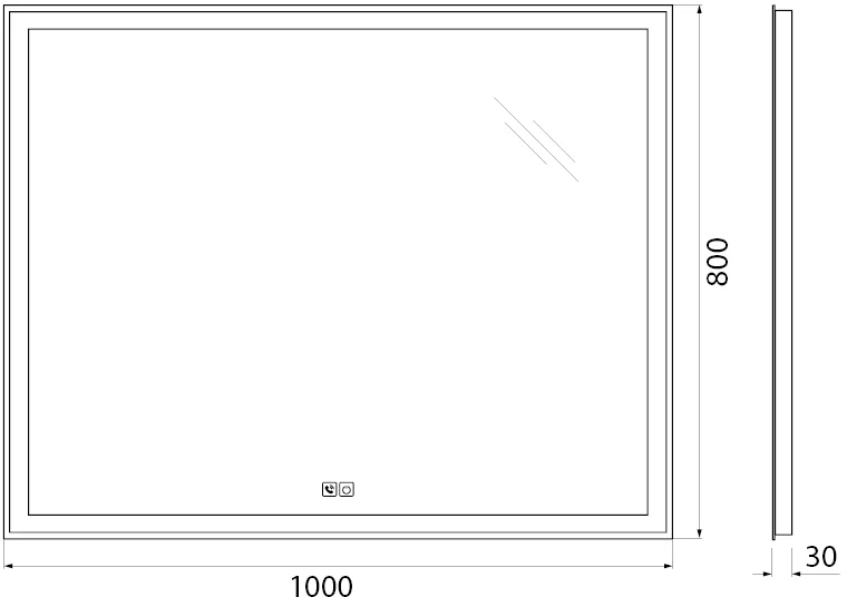 Комплект мебели BelBagno Acqua 100 серый - 19