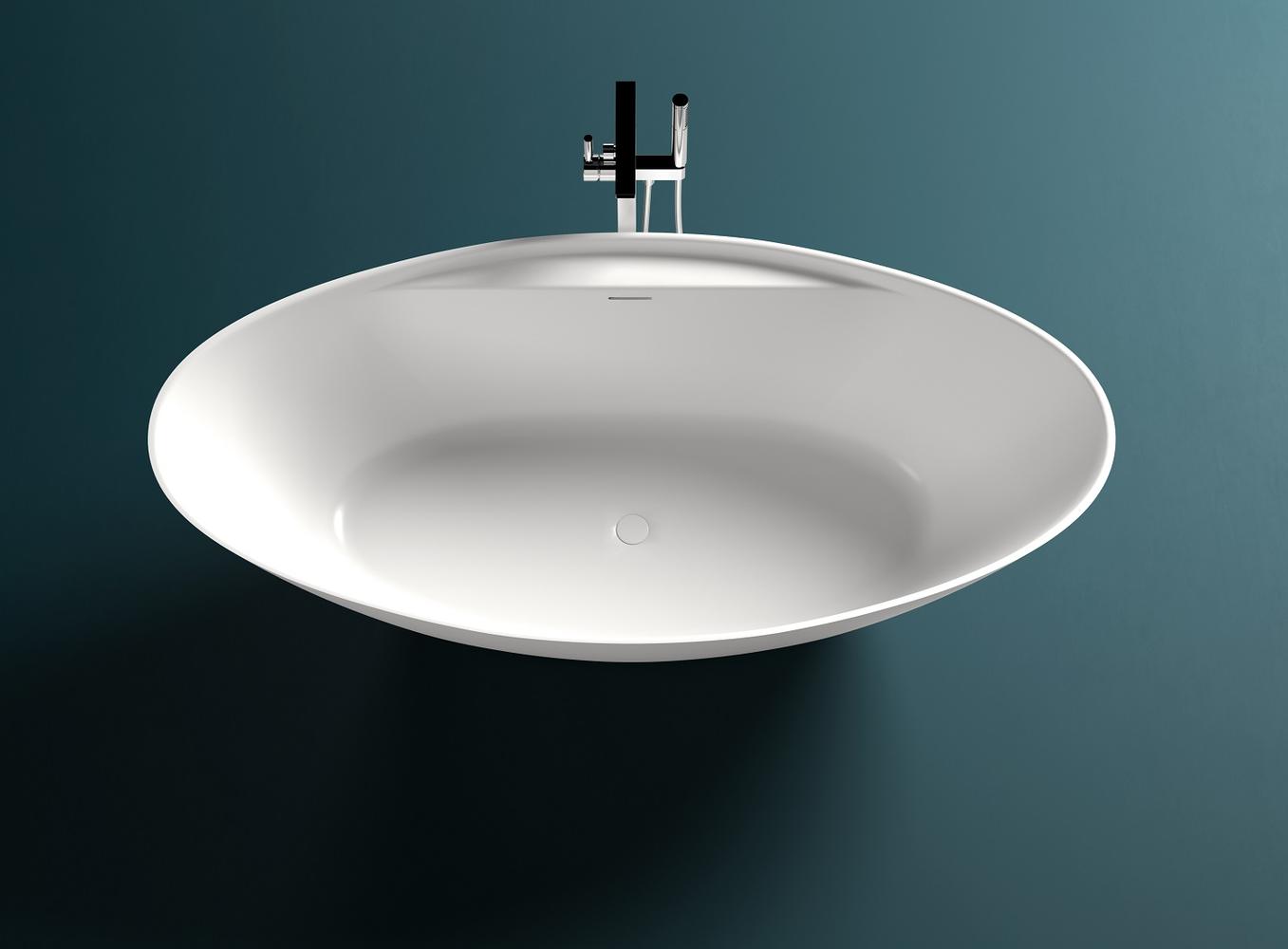 Ванна из искусственного камня Salini Diva 178x85 102221MRF S-Stone, матовый, RAL полностью - 1