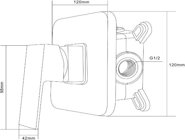 Смеситель Swedbe Platta 5522 - 1