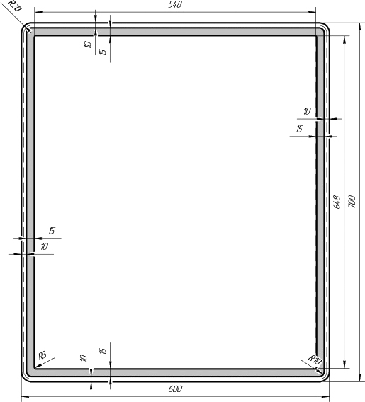 Зеркало Dreja.eco Tiny LED 60 99.9024 - 3