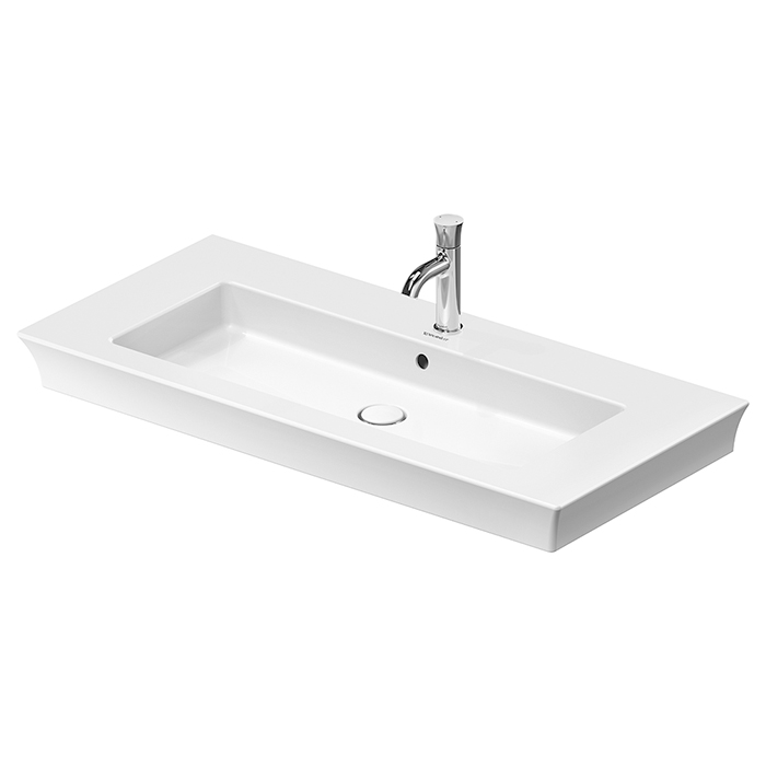 DURAVIT (White Tulip) Умывальник 1050 х 490 мм, с отверстием под смеситель, с переливом, белый 2363100000 - 0