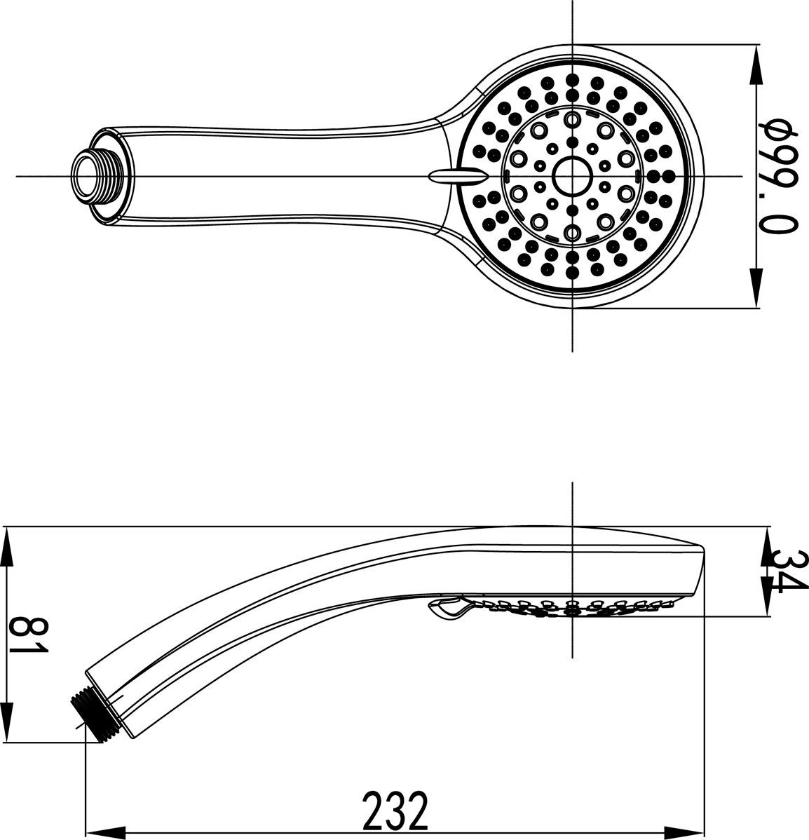 Душевая лейка Lemark   LM8021C - 1