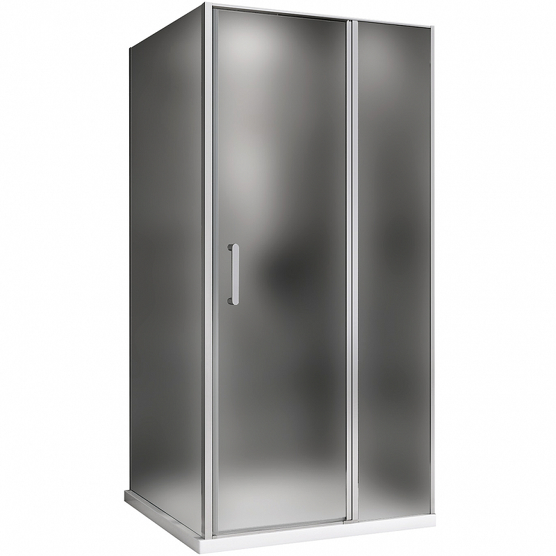 Душевой уголок Abber Sonnenstrand 100х75 хром стекло матовое AG04100MS-S75M - 0