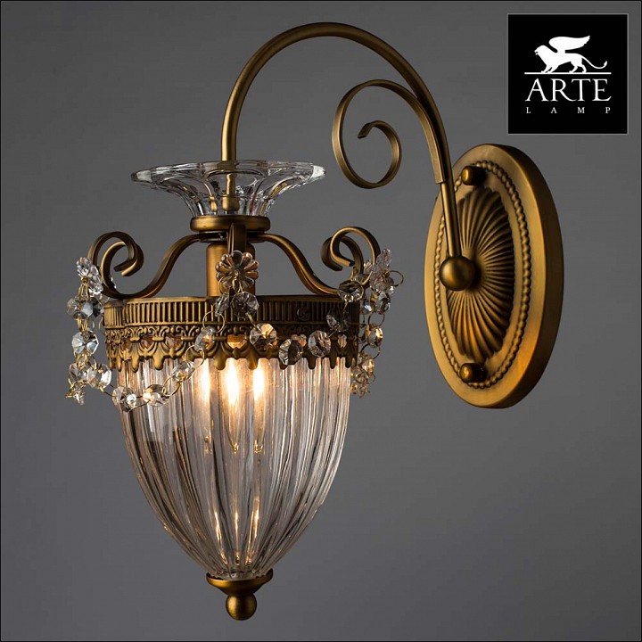 Бра Arte Lamp Schelenberg A4410AP-1SR - 1