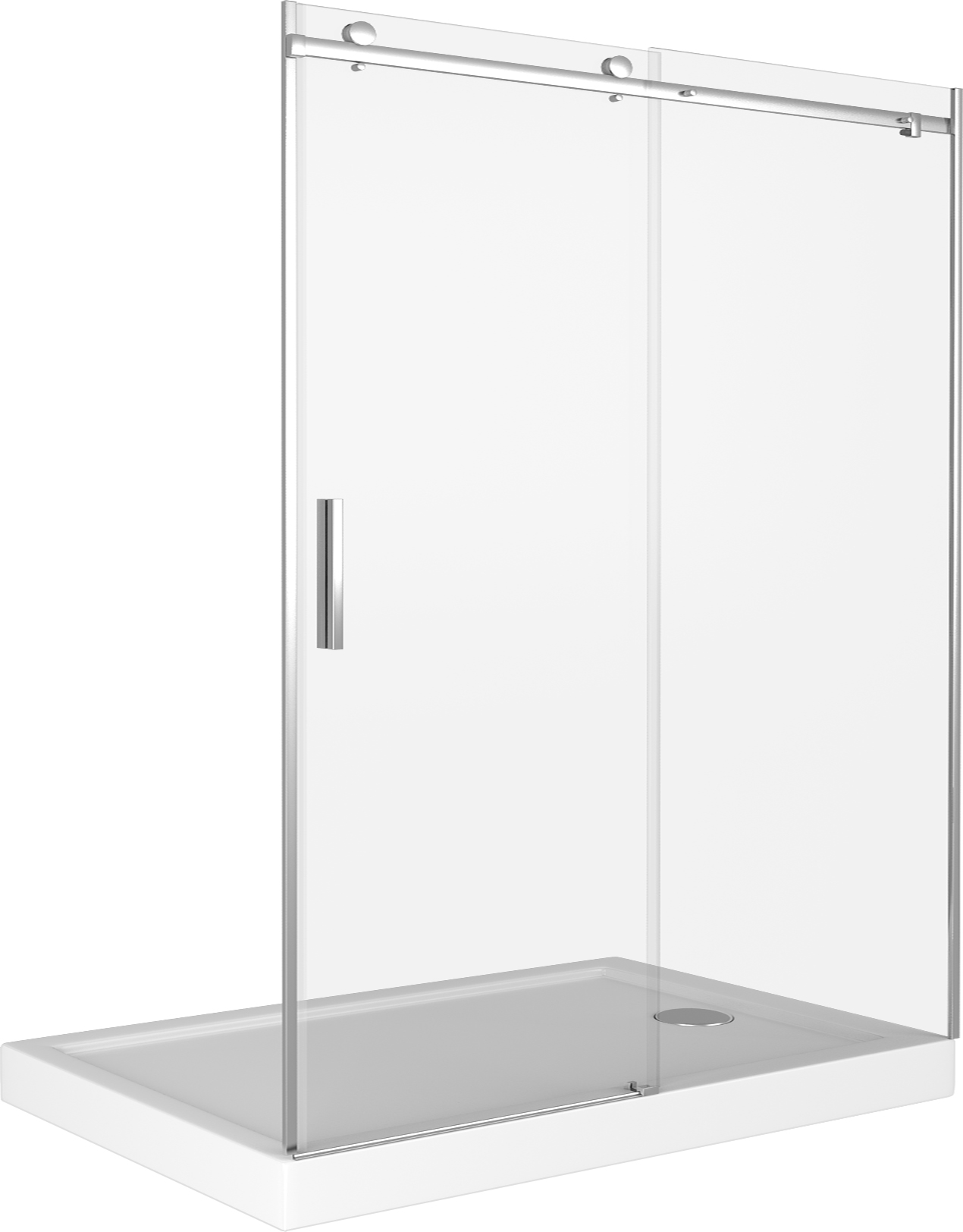 Душевая дверь в нишу Good Door Galaxy WTW-130-C-CH профиль хром ГЛ00005 - 2