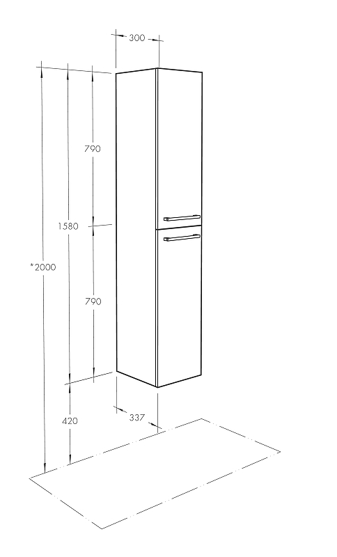 Комплект мебели Aquaton Мадрид 120 белый - 14