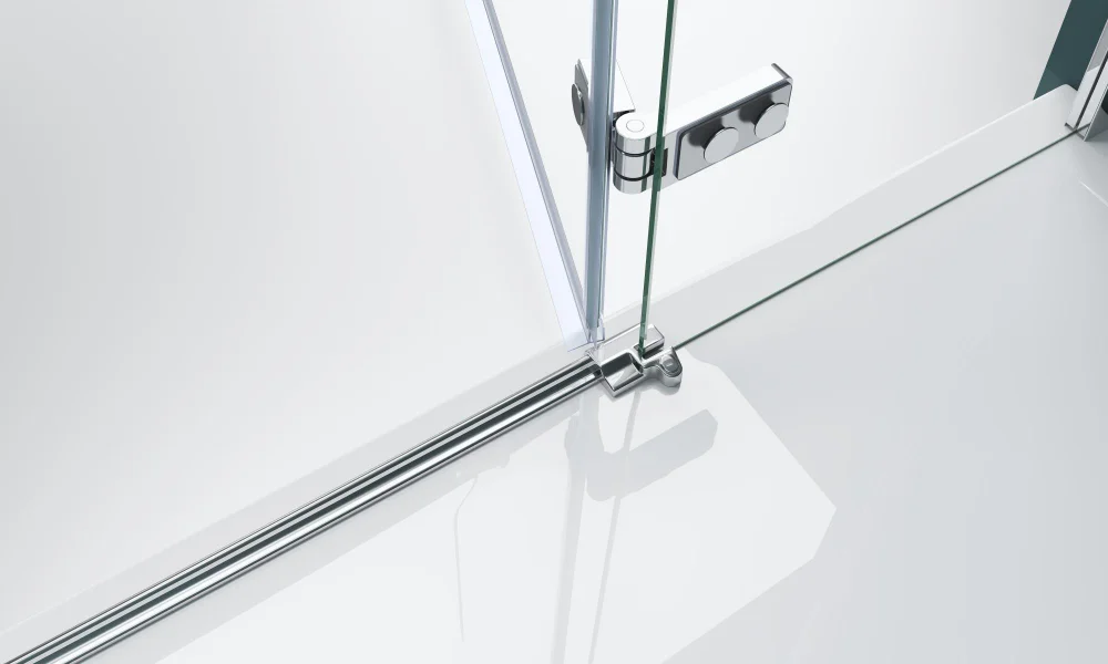 Душевая дверь BelBagno Kraft 120 профиль хром  KRAFT-60/60-C-Cr-L - 5