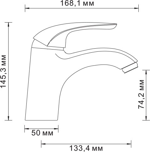 Смеситель Wasserkraft Rossel 2803 для раковины - 3