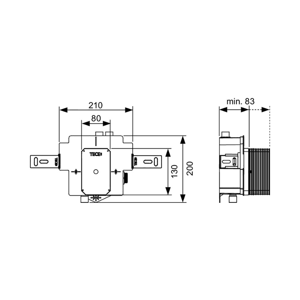 Клапан смыва писсуара TECEbox U 2 9370040 - 1