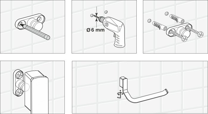 Держатель туалетной бумаги Wasserkraft Sauer K-7996 - 4