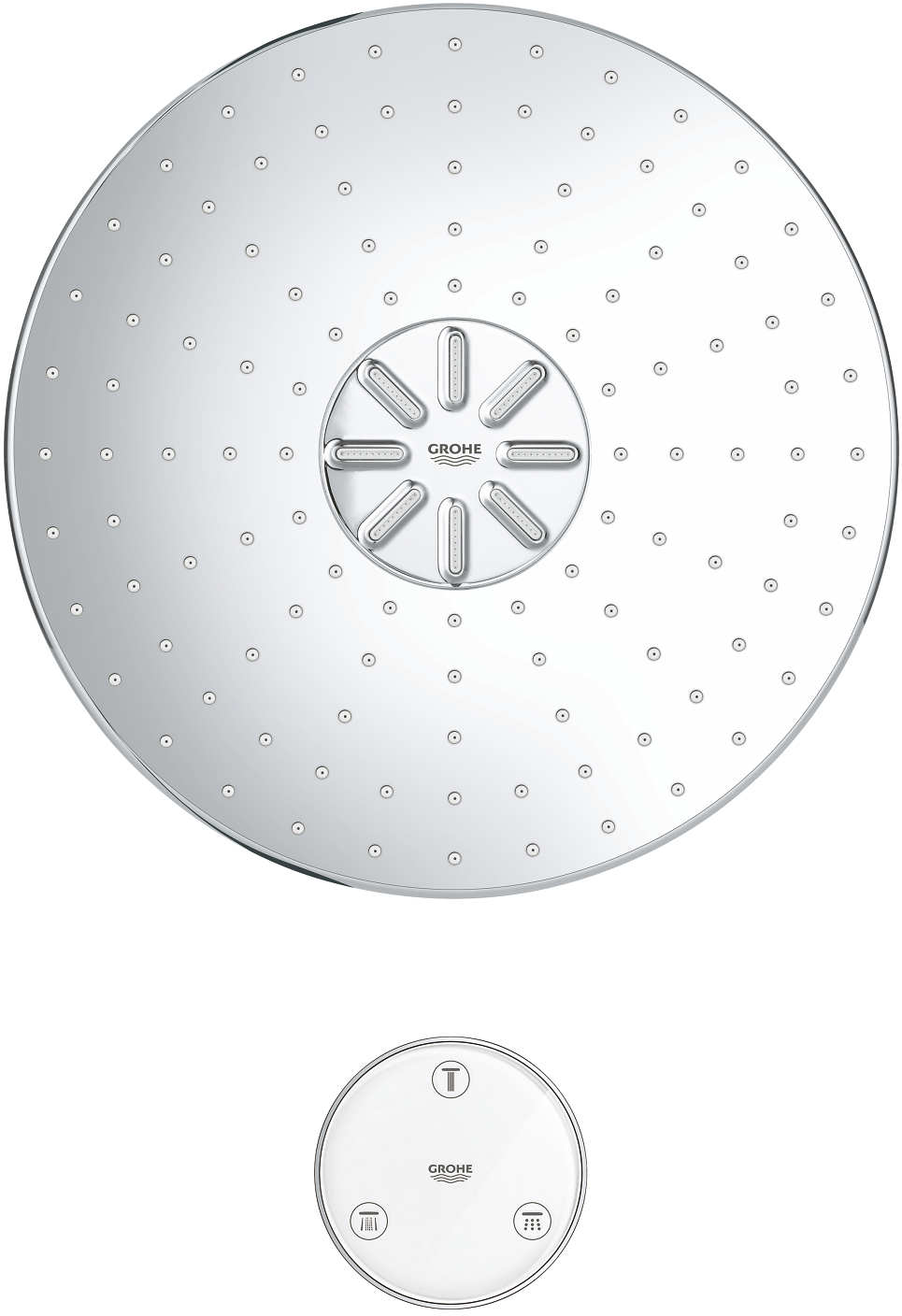 Верхний душ Grohe Rainshower 310 SmartConnect 26641000 с пультом дистанционного управления - 0
