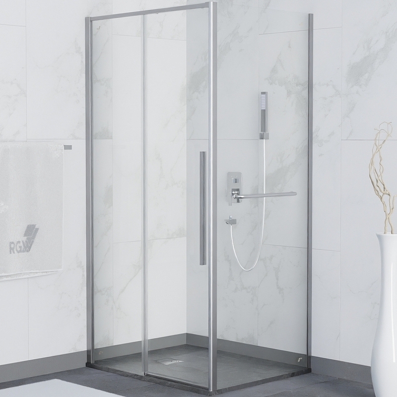Душевой уголок RGW Stilvoll SV-42-1 100x100 профиль хром стекло прозрачное 323242100-011 - 0