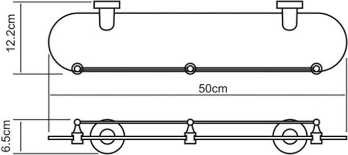 Полка Wasserkraft Isen K-4044 - 3