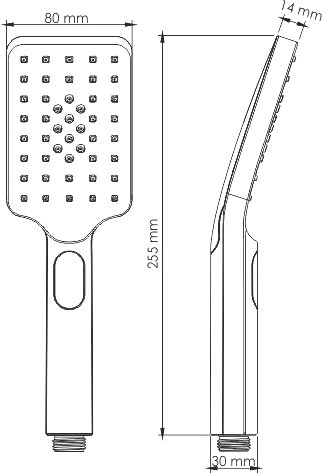 Душевая лейка Wasserkraft Aisch A201 - 1