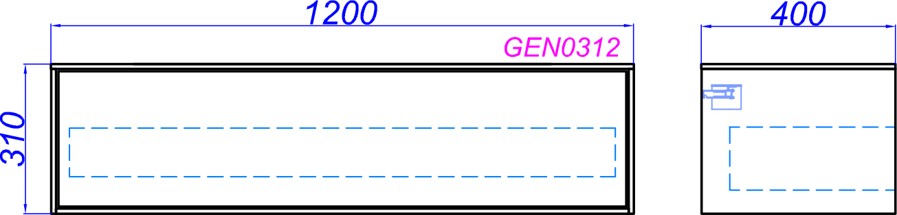 Тумба Aqwella 5 stars Genesis 120 миллениум серый GEN0312MG - 4