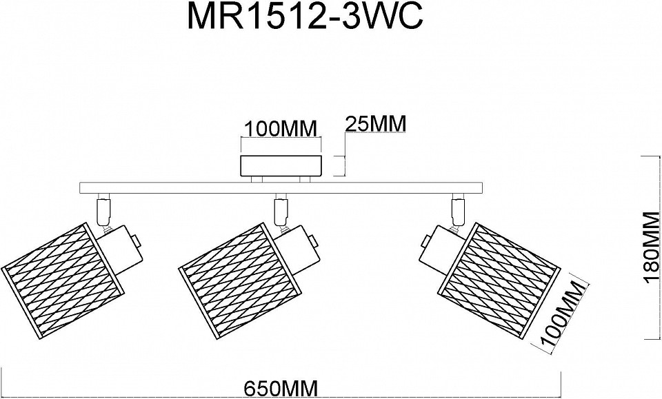 Спот MyFar Cathy MR1512-3WC - 4