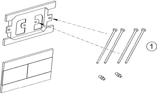 Комплект Jacob Delafon Patio E21740RU-00 кнопка хром - 8