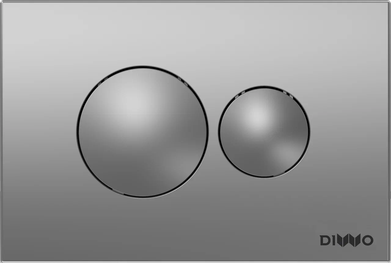 Кнопка смыва DIWO 7311 хром матовый - 0