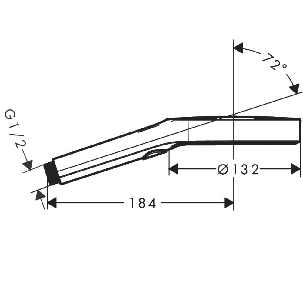 26865700 HG Rainfinity 130 3jet ручной душ - 1