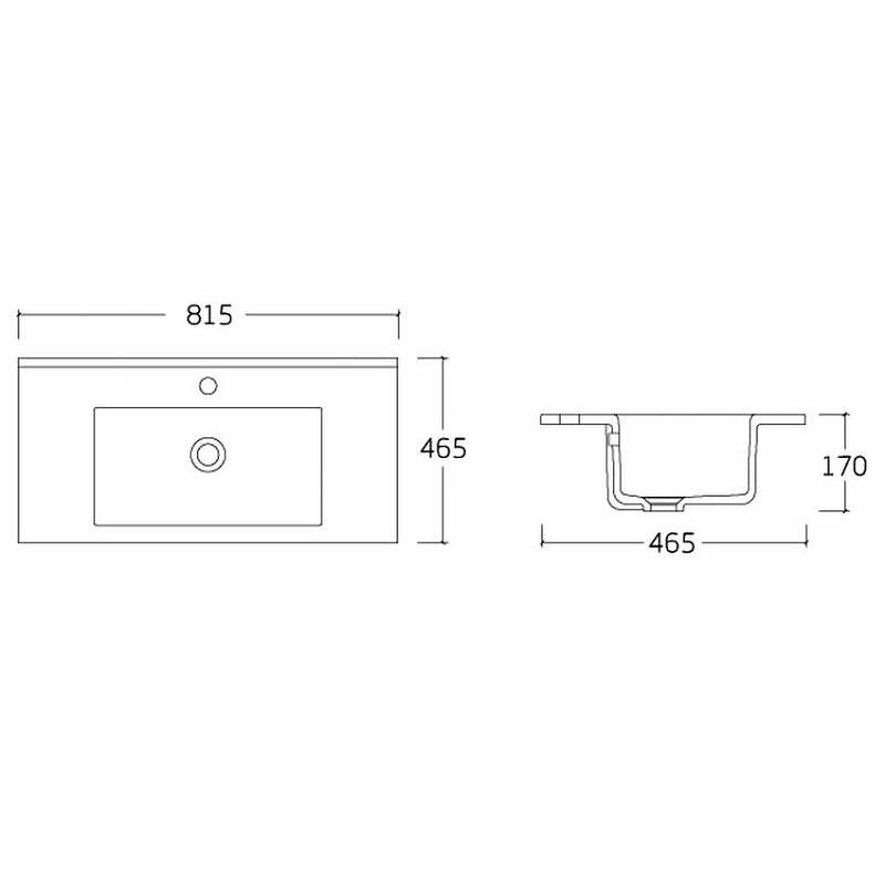 Комплект мебели Vincea Gio 80 светлое дерево - 4