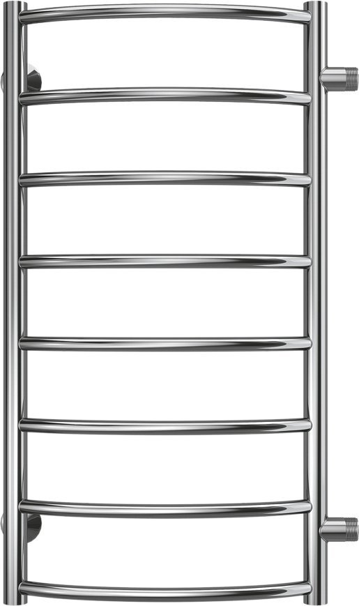 Водяной полотенцесушитель Terminus Классик П8 400x800 Хром боковое подключение 4670078530240 - 0
