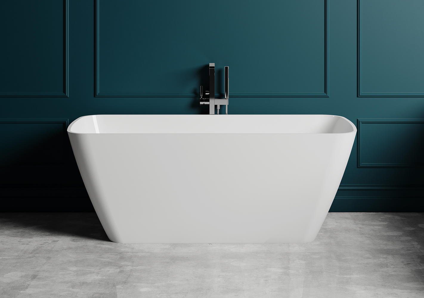 Ванна из искусственного камня Salini Agatha 180x80 100221MRF S-Stone, матовый, RAL полностью - 0