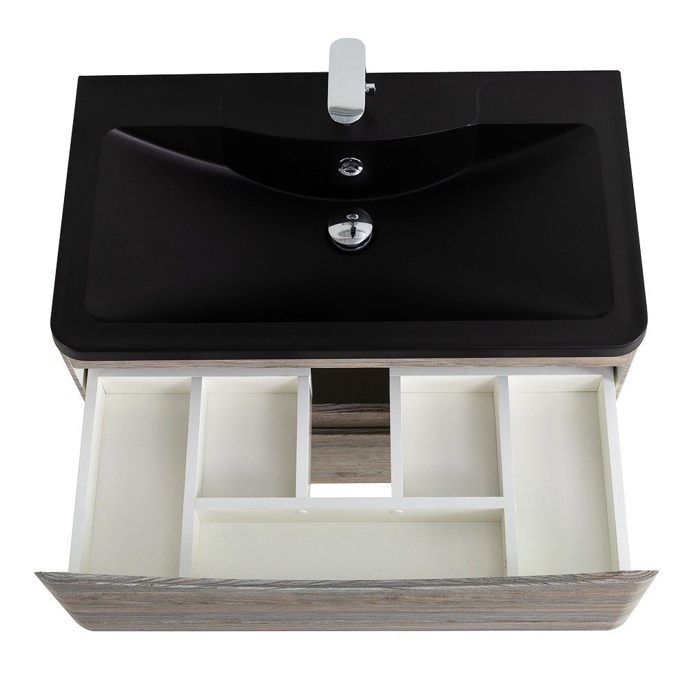 Тумба с раковиной BelBagno Acqua 100 светлое дерево - 4