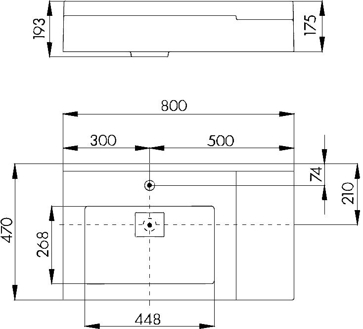 Раковина мебельная Aquaton Сакура 80 L белый 1A71993KSK010 - 3