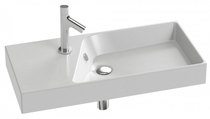 XP112K-Z-00 (логотип Kohler) Rythmik подвесная раковина 80х37 см, белый (аналог EXP112) - 0
