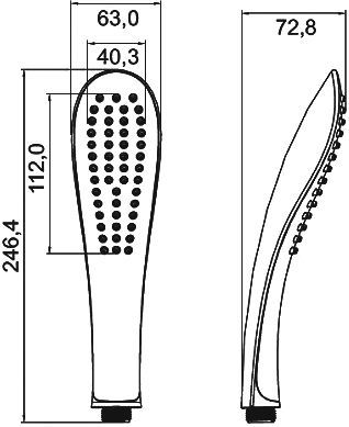 Душевая лейка IDDIS 0211F00I18 - 4