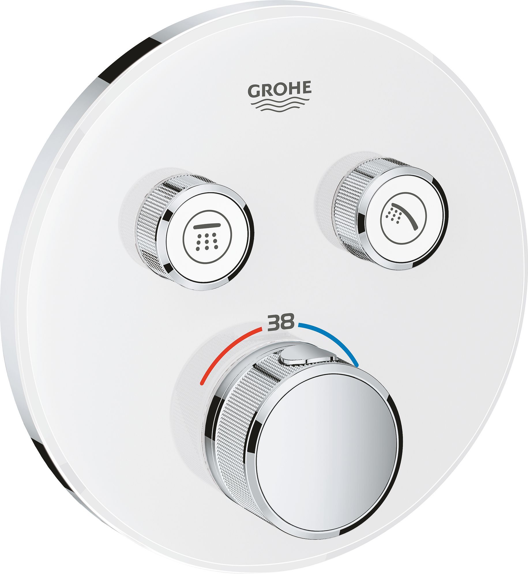 Термостат Grohe Grohtherm SmartControl 29151LS0 для душа, moon white - 0