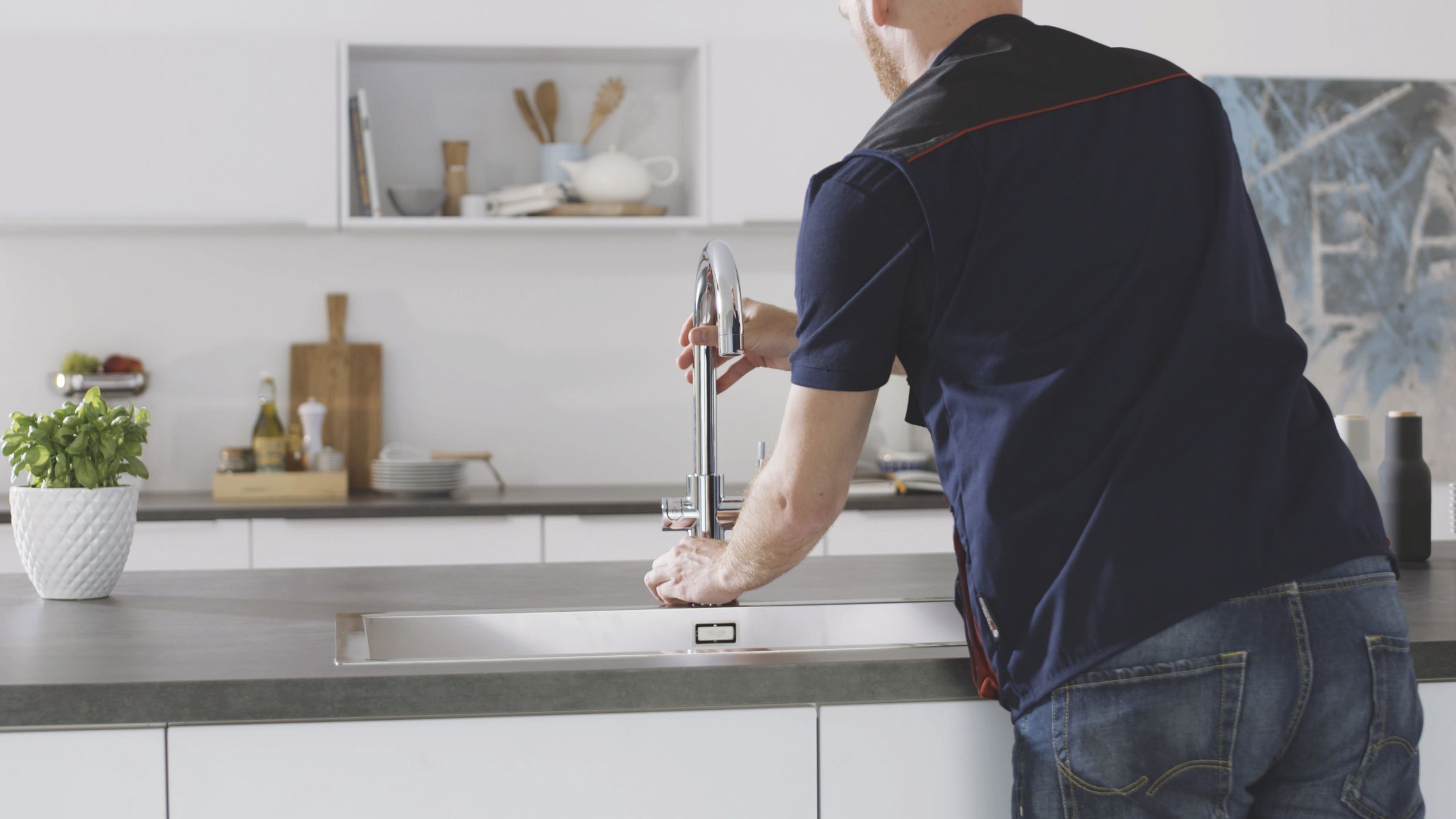 Смеситель Grohe Red II Duo 30083001 для кухонной мойки, с водонагревателем - 9