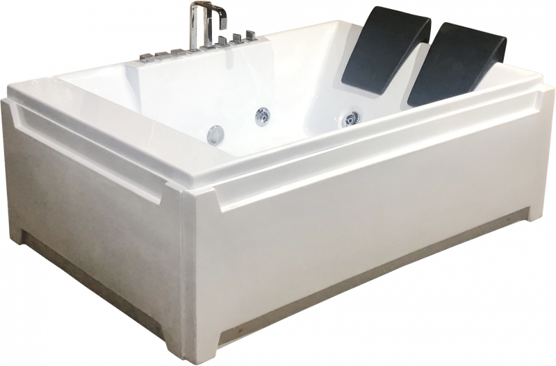 Вана акриловая Royal Bath Triumph De Luxe 180х120 с гидромассажем белый RB665100DL - 1