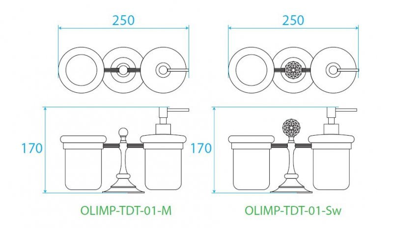 Стакан Cezares OLIMP  OLIMP-TDT-02-Sw - 2