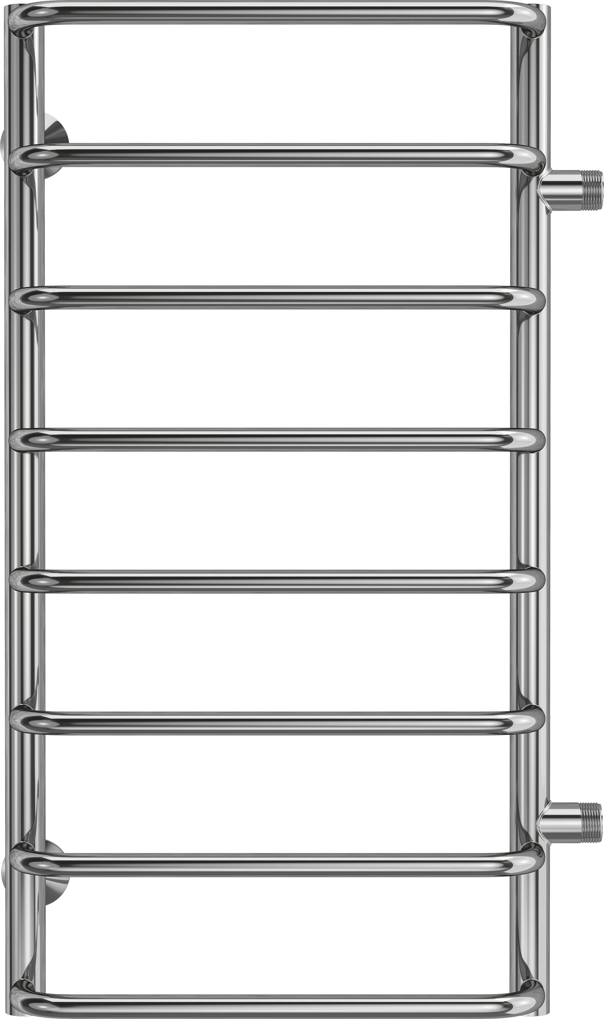 Водяной полотенцесушитель Terminus Стандарт П8 400x800 Хром боковое подключение 4670078530356 - 0