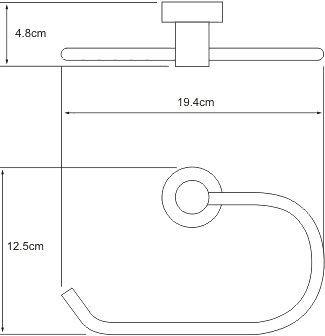 Полотенцедержатель Wasserkraft Donau K-9460 - 2