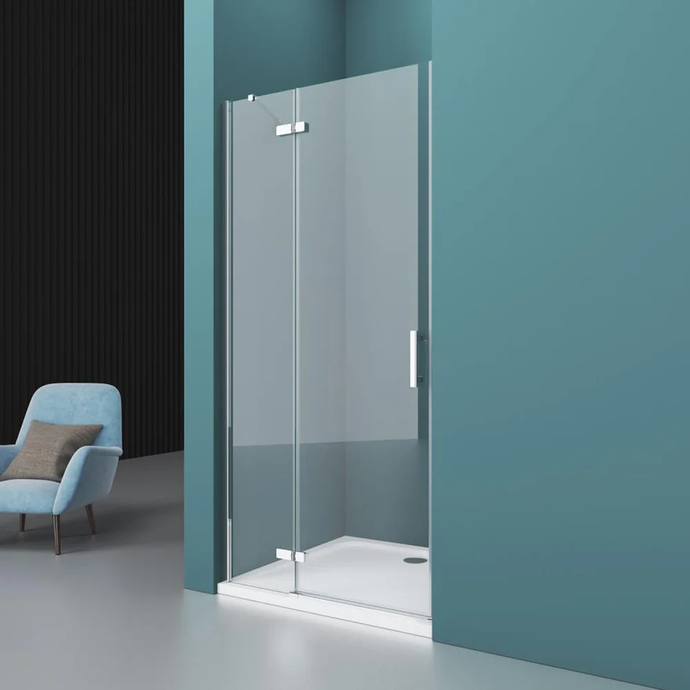 Душевая дверь BelBagno Kraft 100 профиль хром  KRAFT-60/40-C-Cr-L - 1