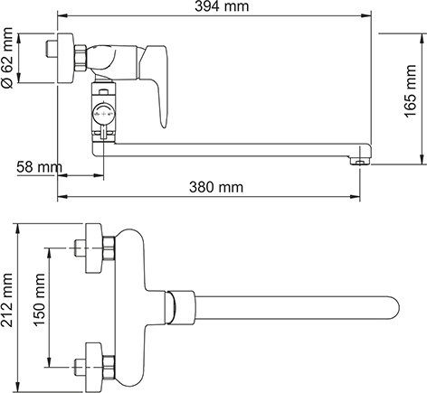 Смеситель Wasserkraft Vils 5602L универсальный - 2