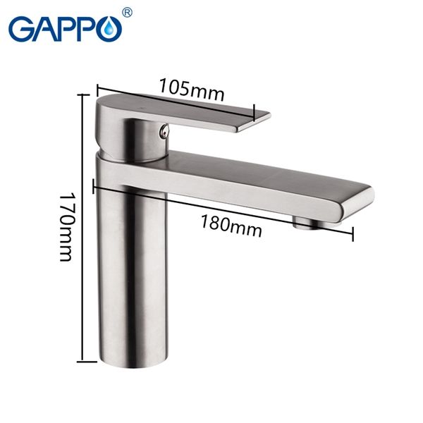 Смеситель для раковины Gappo G1099-20 - 8