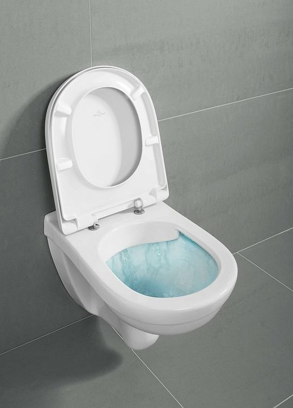 Подвесной унитаз Villeroy & Boch O.Novo белый без сиденья 5660R001 - 1