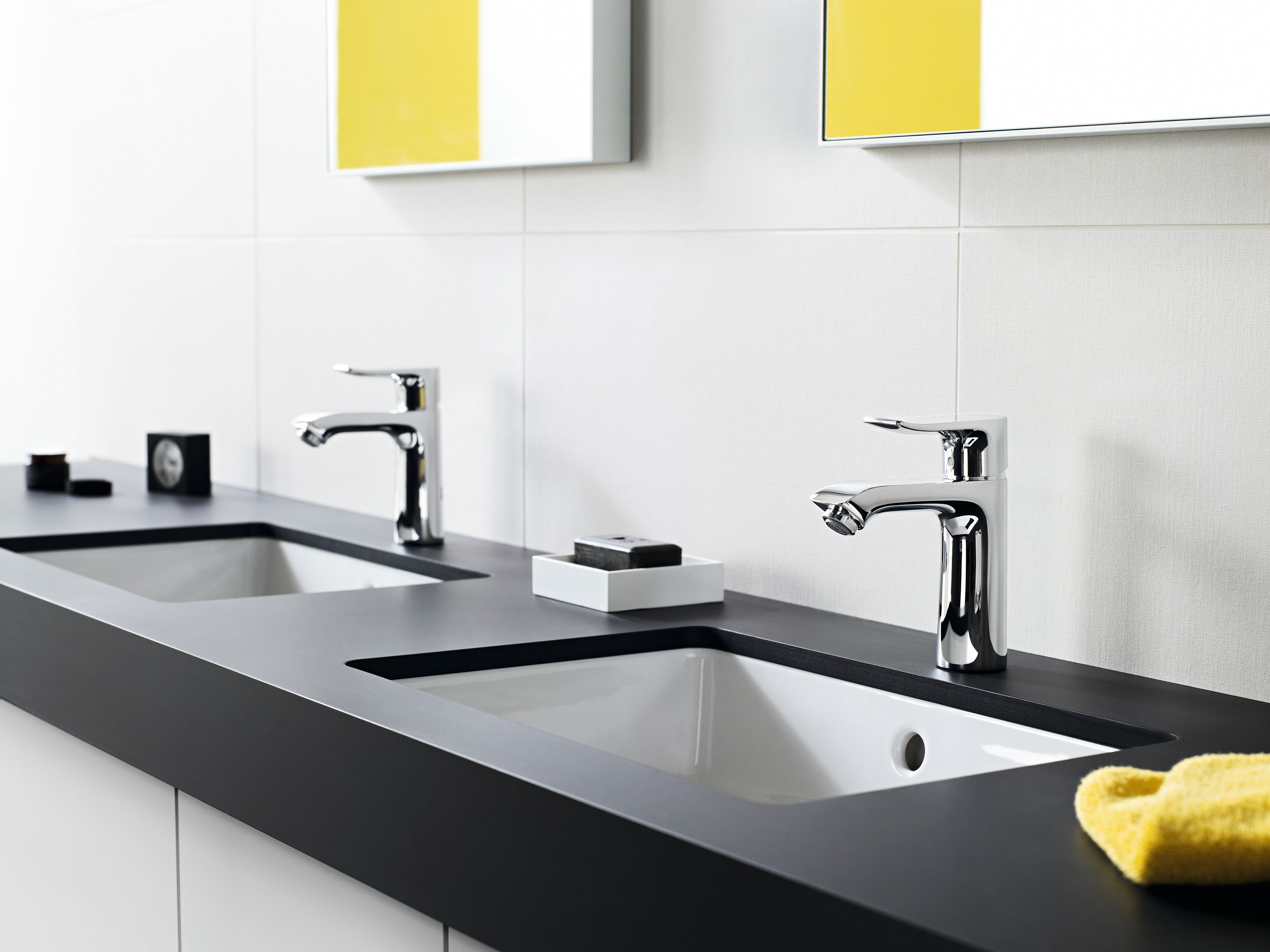 Смеситель Hansgrohe Metris 31080000 для раковины - 2