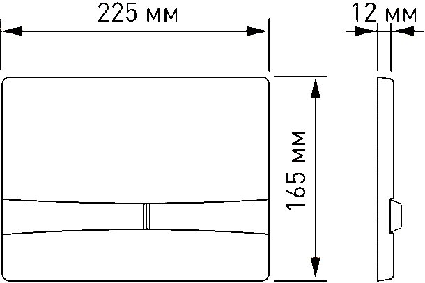 Комплект Berges Wasserhaus Novum 043273 кнопка черная - 10