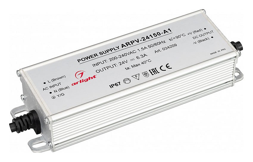 Блок питания Arlight ARPV-24150-A1 24V 6.25A 150W 034209 - 0