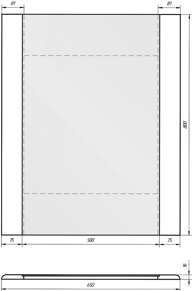 Мебель для ванной Dreja.eco Mini 60 - 6