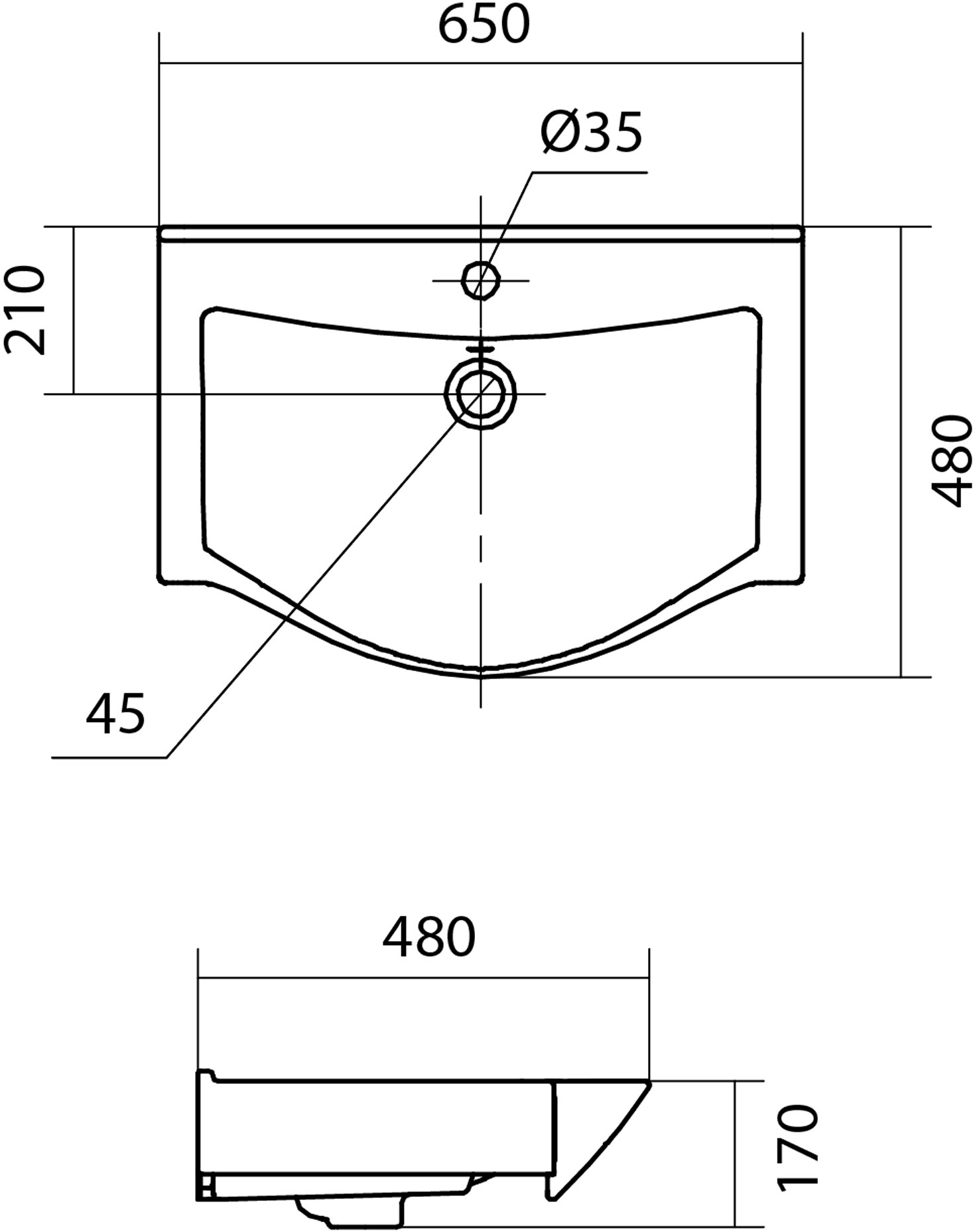 Раковина Onika Santek Беверли  1WH302501 - 4