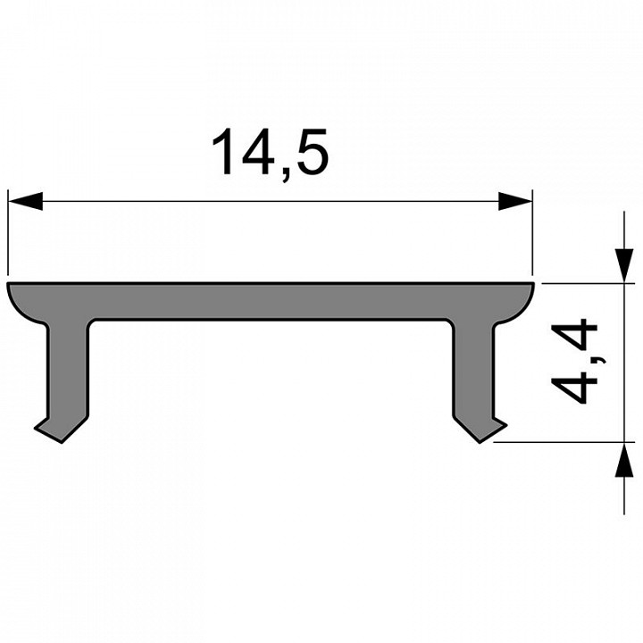 Профиль накладной Deko-Light P-01-10 983062 - 1